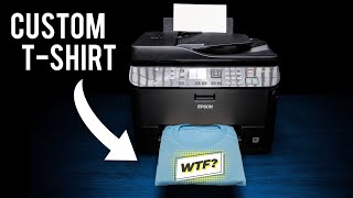 How To Print T Shirts Using A Home Printer and Transfer Paper [upl. by Ednutey]