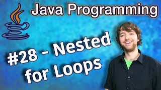 Java Programming Tutorial 28  Nested for Loops Triangles and Pyramids [upl. by Griffie679]