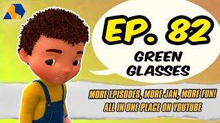 Jan Cartoon in Urdu  Green Glasses  Official Cartoon Remastered  S01 E82 [upl. by Ahsietal]