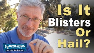 Whats The Difference Between Blisters And Hail Damage [upl. by Arramahs]