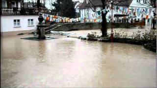 Hochwasser Weissach im Tal [upl. by Yantruoc]