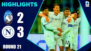 Atalanta vs Napoli 23 Extended Highlights  Serie A 202425 [upl. by Aneelak]