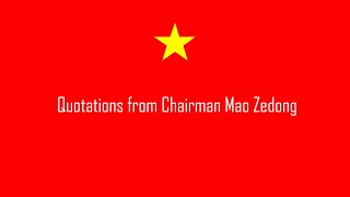 Quotations from Chariman Mao Full Audiobook The Little Red Book [upl. by Hsaka]