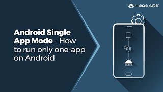 Android Single App Kiosk Mode  How to run only oneapp on Android  Android Kiosk Mode [upl. by Saffren500]