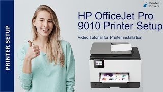 Set Up the HP Officejet pro 9010 series Printer  Unbox amp WIFI Setup [upl. by Asante45]