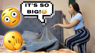 WAKING UP quotBRICKquot PRANK ON MY GIRLFRIEND Cute Reaction [upl. by Oicirtap135]