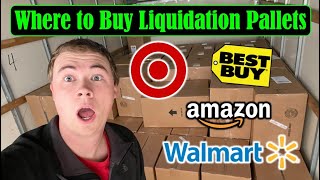 Where and How to Buy Wholesale Liquidation Pallets Direct From Major Retailers Like Amazon amp Walmart [upl. by Holey]