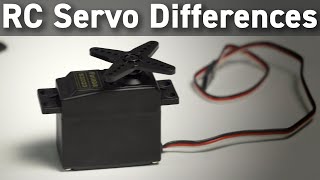 RC Servo Differences amp Technologies Compared  Servo Motor Types Materials amp More [upl. by Kikelia]