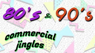 Best 80s amp 90s Commercial Jingles [upl. by Yenoh]