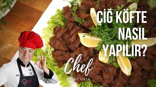 Evde ÇİĞ KÖFTE nasıl yapılır  Oktay Usta [upl. by Paule]