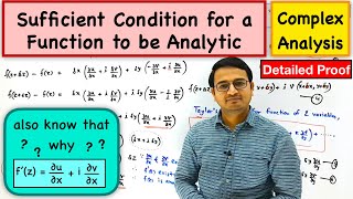 Sufficient Condition for a Function to be Analytic with proof [upl. by Einnaoj688]