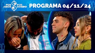 POR AMOR O POR DINERO  PROGRAMA 041124  Noche de eliminación y emociones desbordantes [upl. by Ayotna]