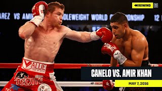 FULL FIGHT  Canelo Alvarez vs Amir Khan DAZN REWIND [upl. by Aettam]