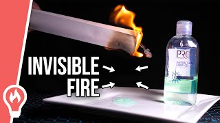 Hand Sanitizer Fires Are Invisible [upl. by Haimes]