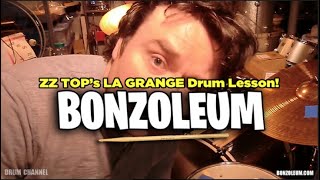 ZZ TOPs  LA GRANGE  DRUM LESSON [upl. by Aihcsrop]