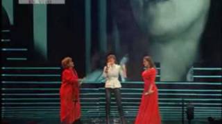 ANGELICA VALE ANGELICA MARIA Y GLORIA TREVI CANTAN quotEL FAVOR DE LA SOLEDADquot [upl. by Rapsac]