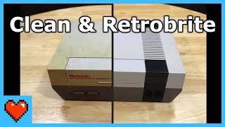 NES Console Clean amp Retrobright  Fixing a Blinking System [upl. by Mikihisa]