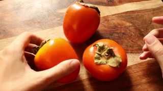 How to eat a persimmon and know if its ripe [upl. by Rafaellle]