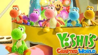 Yoshis Crafted World  Full Game Walkthrough [upl. by Lashar]