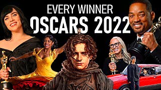 OSCARS 2022  Every Winner  TRIBUTE VIDEO [upl. by Photima3]