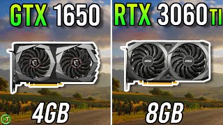 GTX 1650 vs RTX 3060 Ti  Really Big Difference [upl. by Greff355]