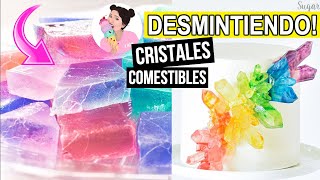 CRISTALES COMESTIBLES DESMINTIENDO RECETA KOHAKUTO  Caro Trippar [upl. by Aical]