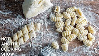 how to make HANDMADE POTATO GNOCCHI [upl. by Anaeerb928]