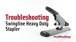 Troubleshooting the Swingline Heavy Duty Stapler [upl. by Ydospahr844]