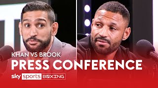 AMIR KHAN VS KELL BROOK 💥 PRESS CONFERENCE [upl. by Ettennaj146]