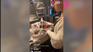 Samaria J Buys Food For Toosii👀 IG Live [upl. by Micro185]