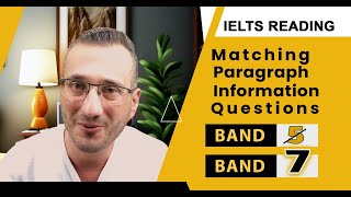 IELTS Reading  Matching Paragraph Information Questions [upl. by Soraya554]