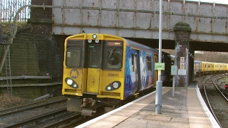 Half an Hour at 216  Birkenhead North Station 1022017  Class 507 508 terminus [upl. by Nalyr]