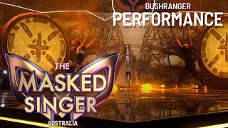 Bushranger’s Ariana Grande Performance  The Masked Singer Australia [upl. by Jahdol]