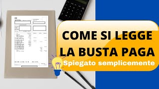 Leggere la busta paga con semplicità [upl. by Nozicka907]