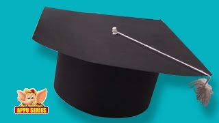 Learn to make a Graduation Cap  Arts amp Crafts [upl. by Enelrahc]