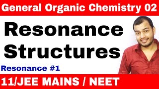 Organic Chemistry  GOC 02  Resonance 01  How to Draw Resonance Structures IIT JEE  NEET [upl. by Llerref]