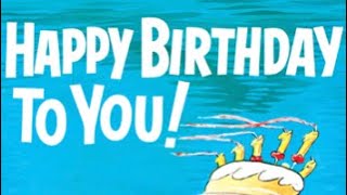 HAPPY BIRTHDAY TO YOU by Dr Seuss Read Aloud [upl. by Ytisahc]