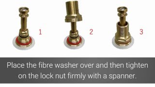 How to Install Quarter Turn Taps [upl. by Baxy929]