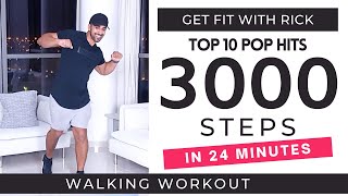 3000 Steps in 24 Minutes  Fun Walking Workout  Daily Workout at home [upl. by Araik10]