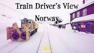 TRAIN DRIVERS VIEW Morning express from Bergen bound for Oslo [upl. by Dominic]