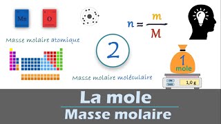 la MOLE  masse molaire atomique et moléculaire [upl. by Wildermuth353]