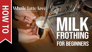 How To Milk Frothing for Beginners 5 Tips [upl. by Safir]