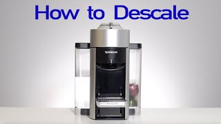 How to Descale Nespresso Machine [upl. by Anertak321]