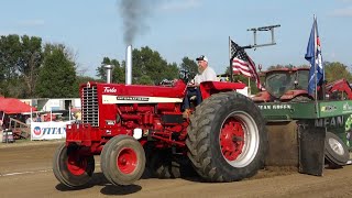 Indiana Pulling League August 25 2023 Rantoul Illinois 12000 lb 10MPH Farm Stock [upl. by Ellohcin]