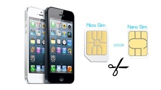 iPhone 5 How To Convert Micro SIM Card into Nano SIM Card [upl. by Anal]