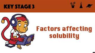 Factors affecting solubility [upl. by Anwahsit]