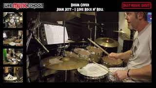 Joan Jett  I Love Rock n Roll  DRUM COVER [upl. by Rol]