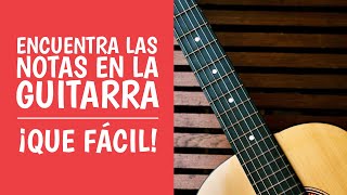 Las NOTAS MUSICALES en la GUITARRA ¡Muy Fácil [upl. by Watkins]