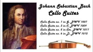 Johann Sebastian Bach  Cello suites in 432 Hz great for reading or studying [upl. by Haily]