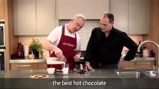 How to make a hot chocolate using an aerolatte milk frother [upl. by Barkley]